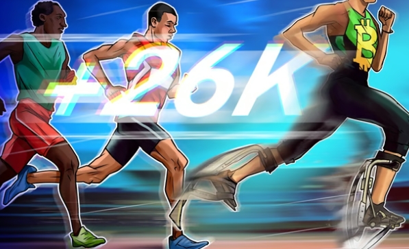 比特币创纪录，月度 BTC 价格涨幅高达2.6万美元